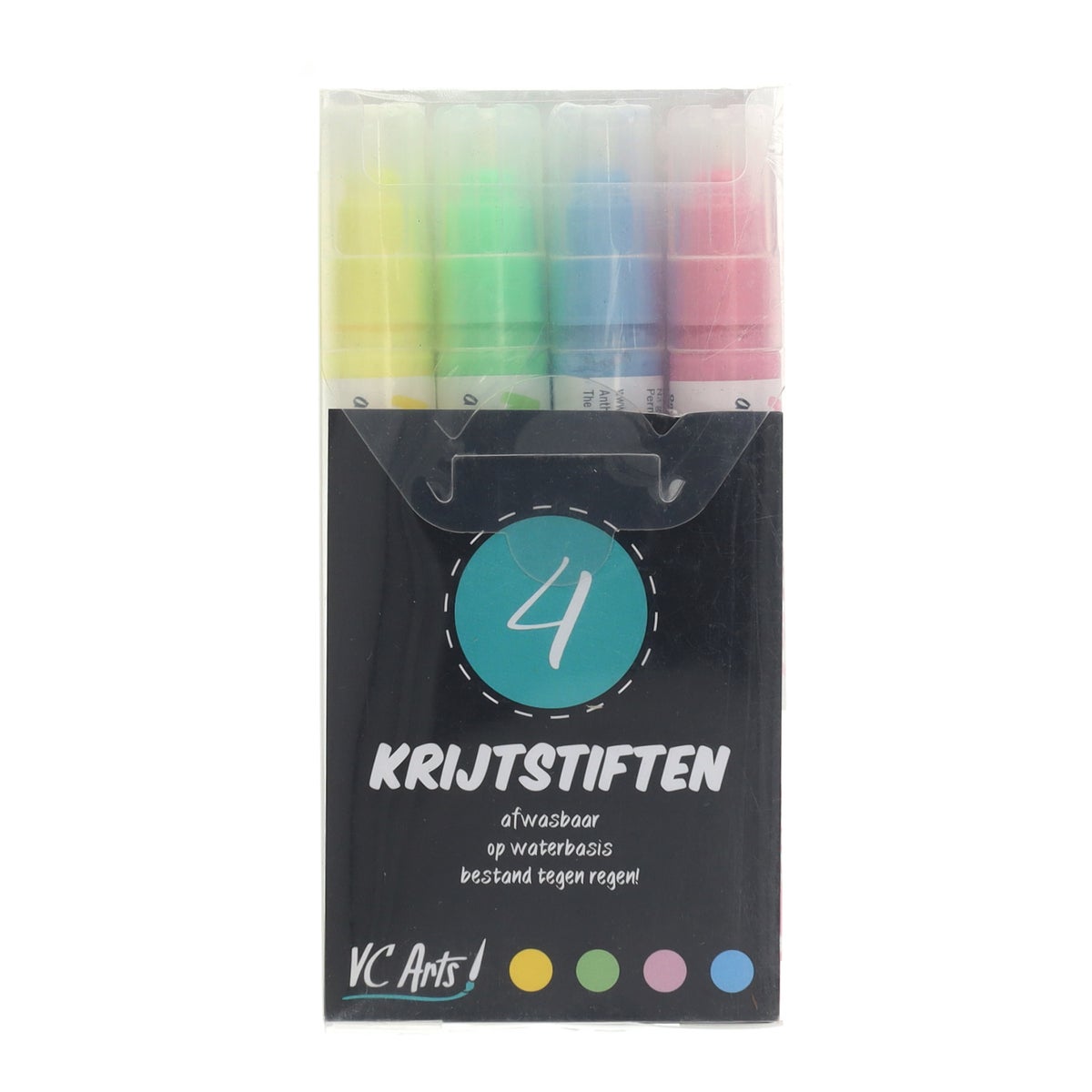 Krijtstift outdoor pastel 4st Krijtstift outdoor pastel 4st