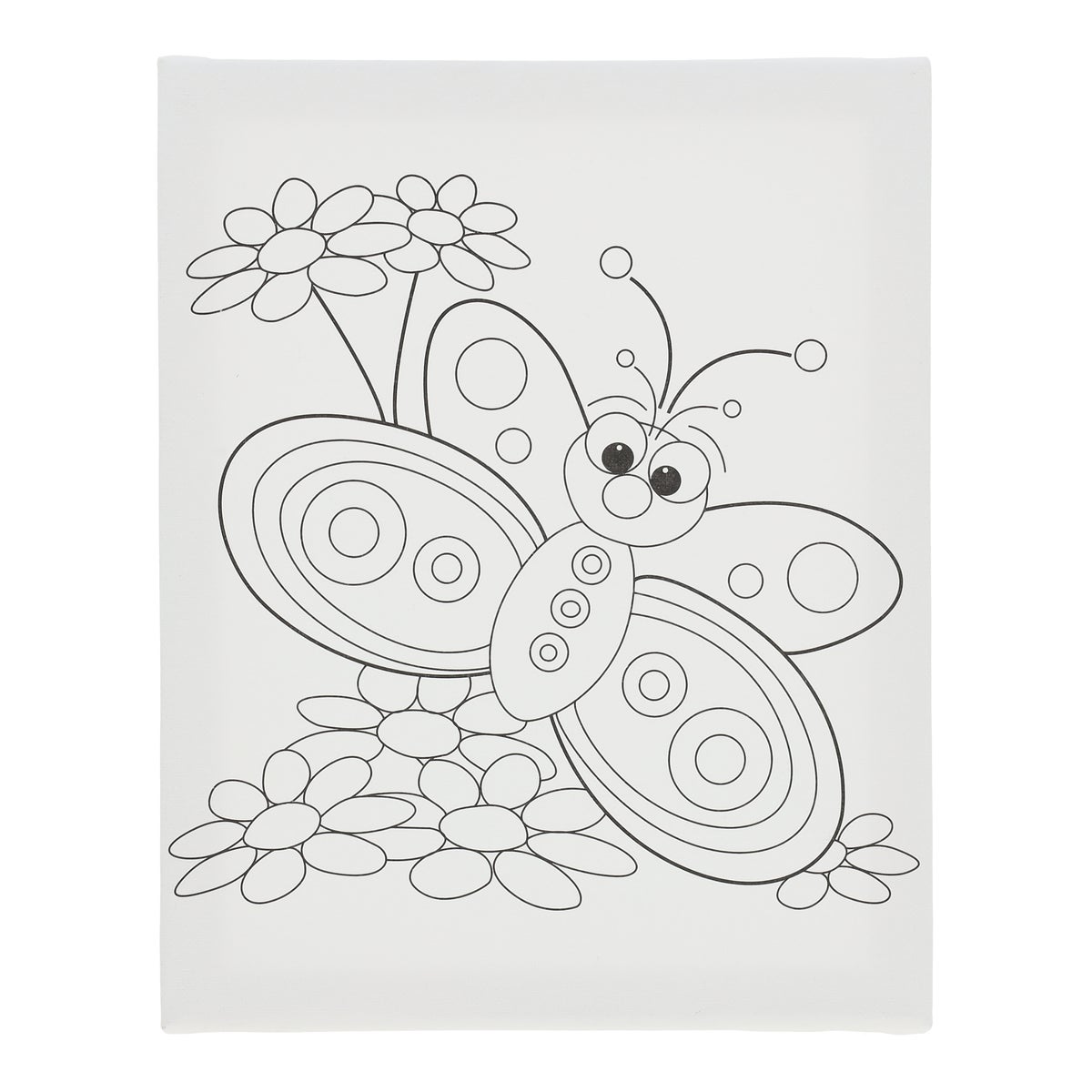 Schilderscanvas doodle vlinder Schilderscanvas doodle vlinder
