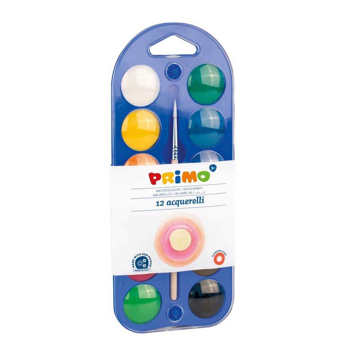 Plakkaatverf 12 kleuren Primo Plakkaatverf 12 kleuren Primo