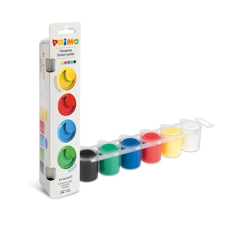 Plakkaatverf 6 x 25 ml Primo Plakkaatverf 6 x 25 ml Primo