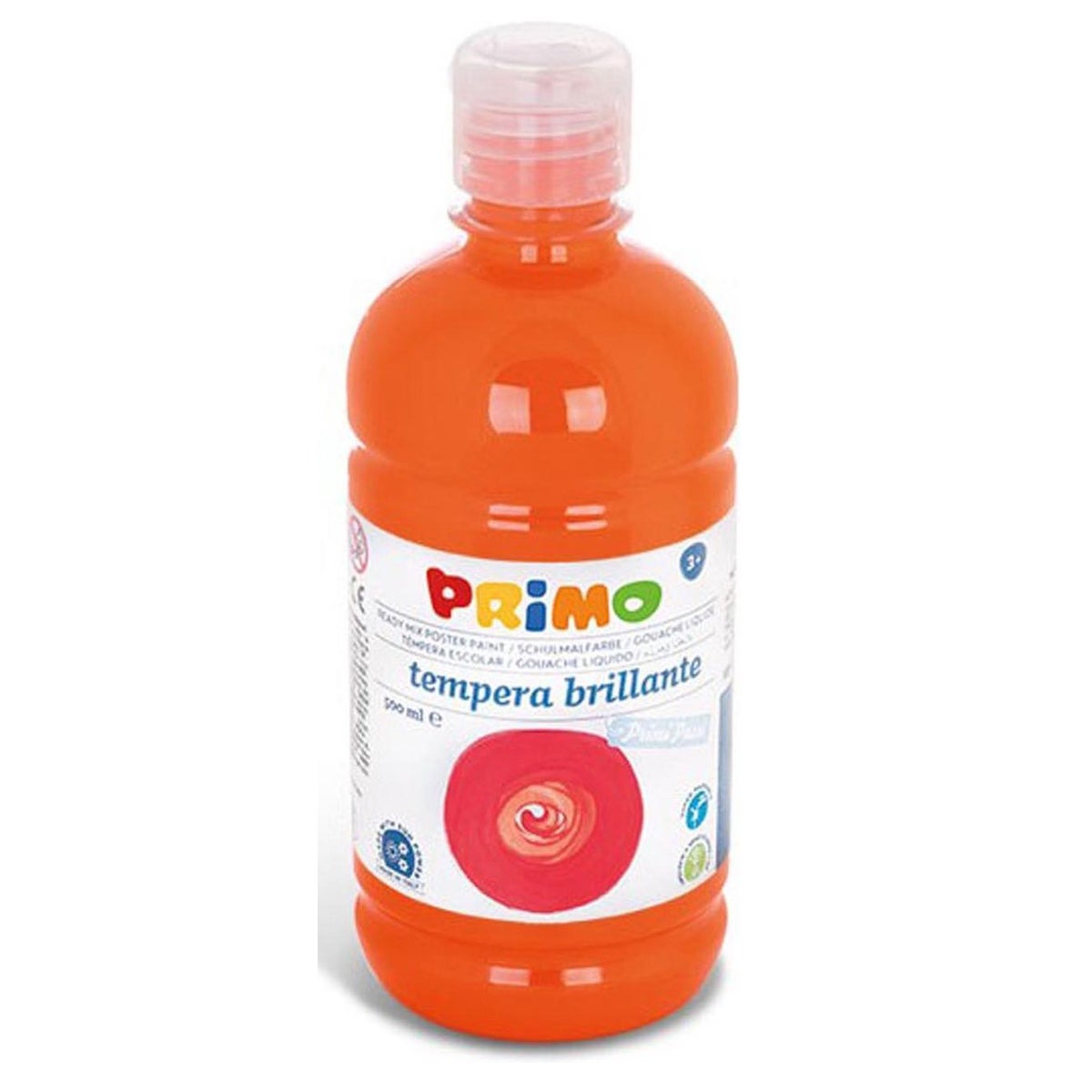 Plakkaatverf 500ml oranje Primo Plakkaatverf 500ml oranje Primo