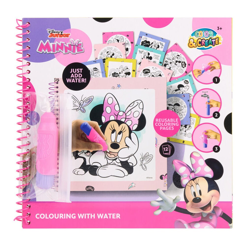 Kleurboek waterverf Minnie Mouse Kleurboek waterverf Minnie Mouse