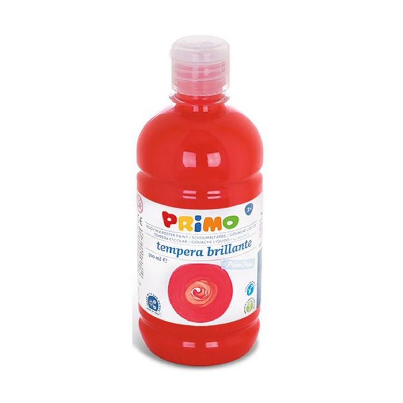 Plakkaatverf rood 500ml Primo Plakkaatverf rood 500ml Primo