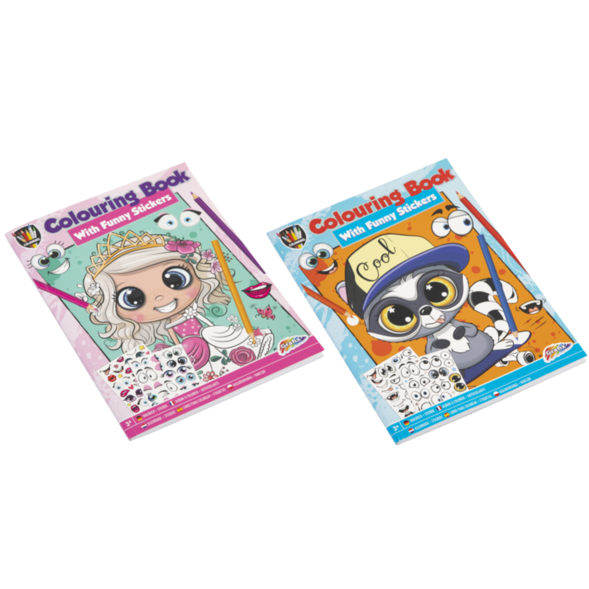 Kleurboek A4 stickers Kleurboek A4 stickers