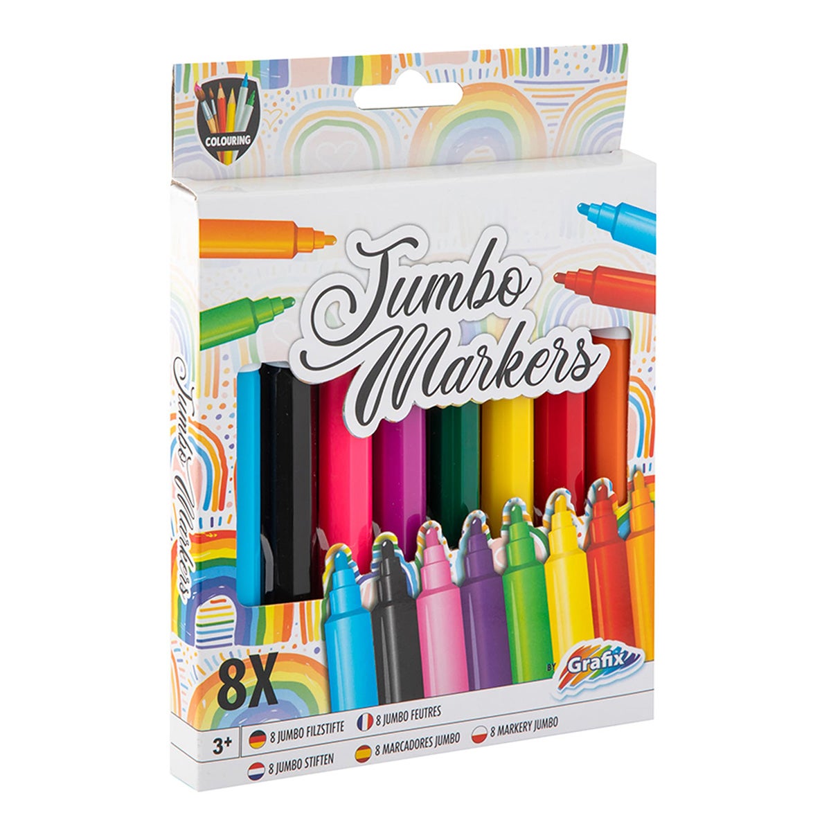 Jumbo markers 8st. Jumbo markers 8st.