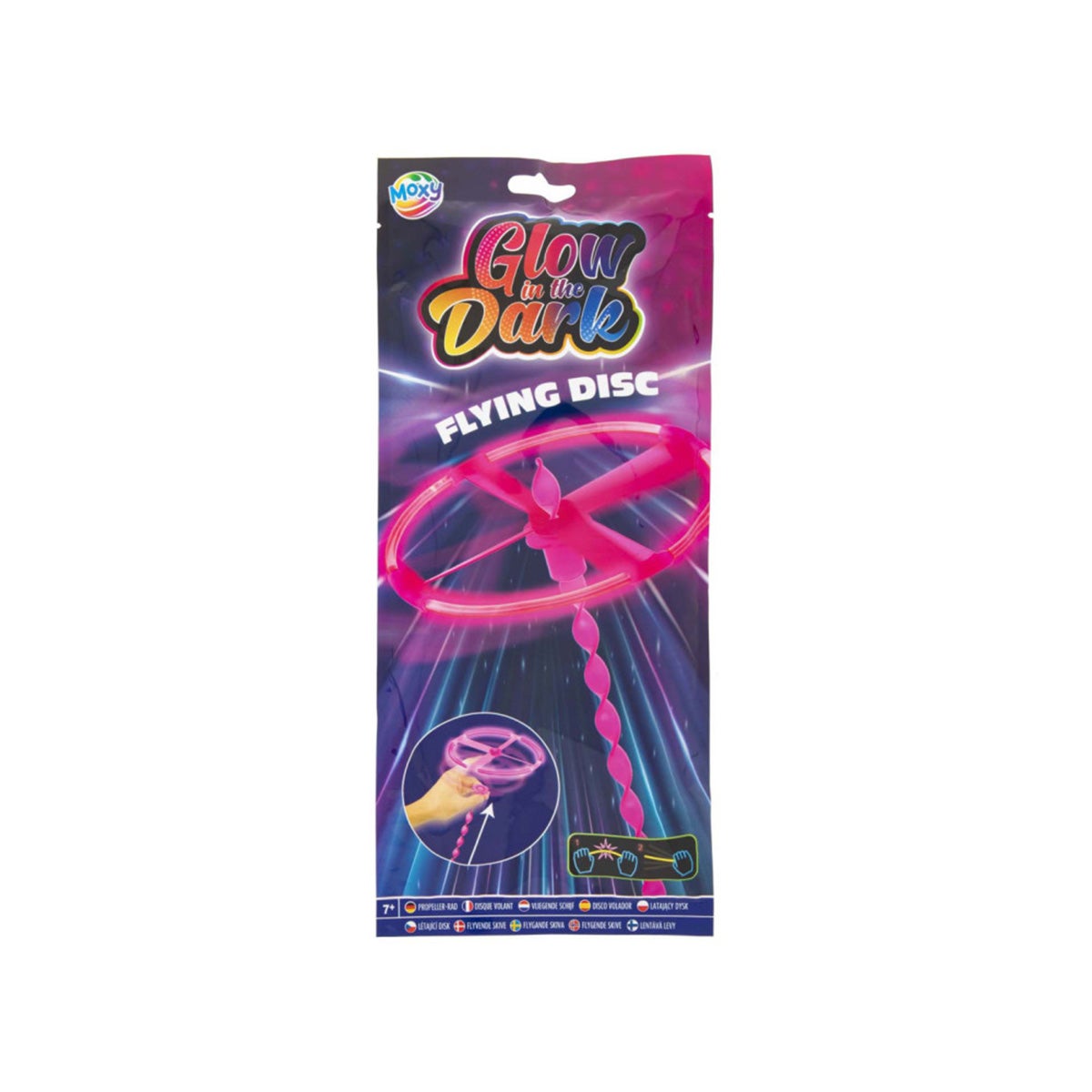 Glow flying disc Glow flying disc