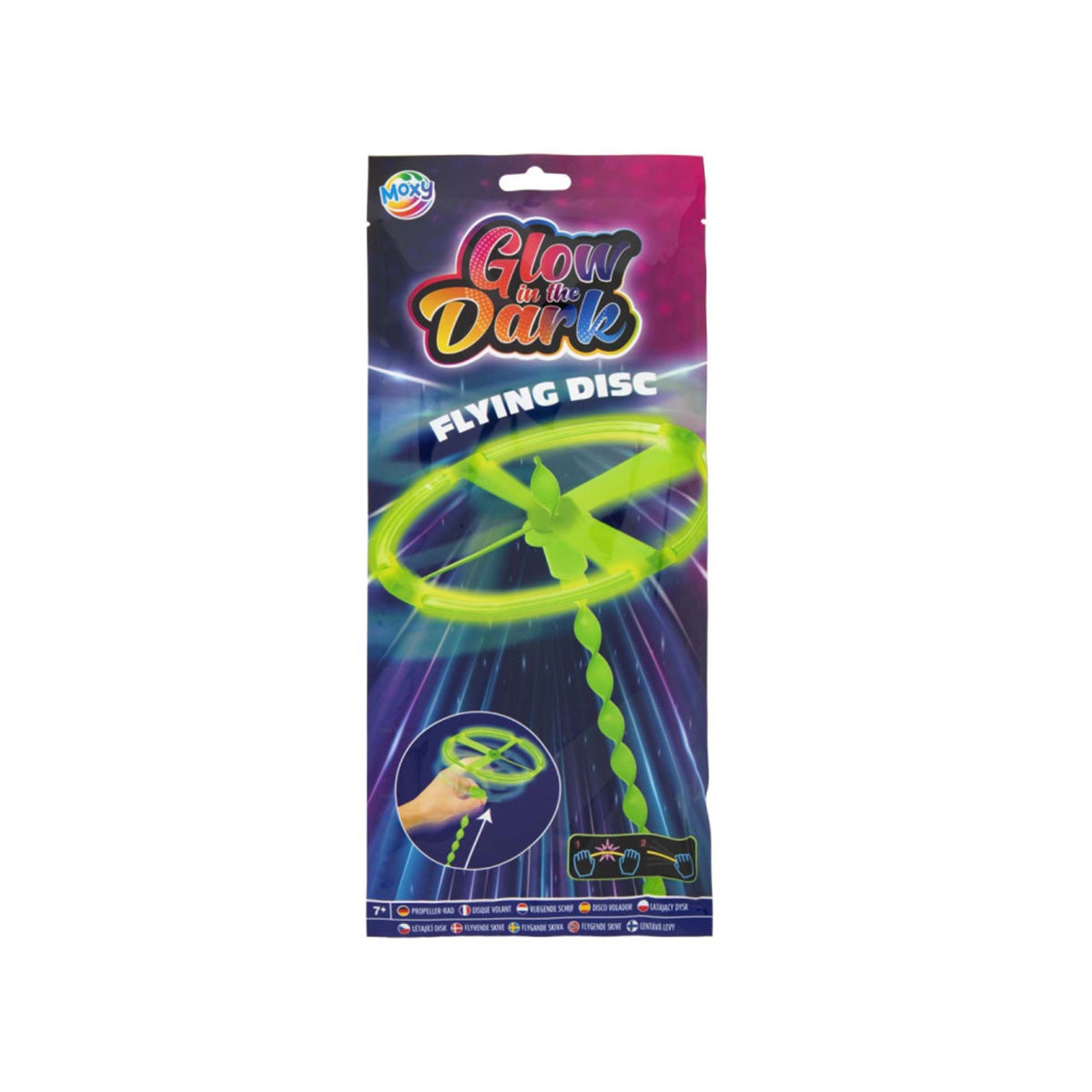 Glow flying disc Glow flying disc