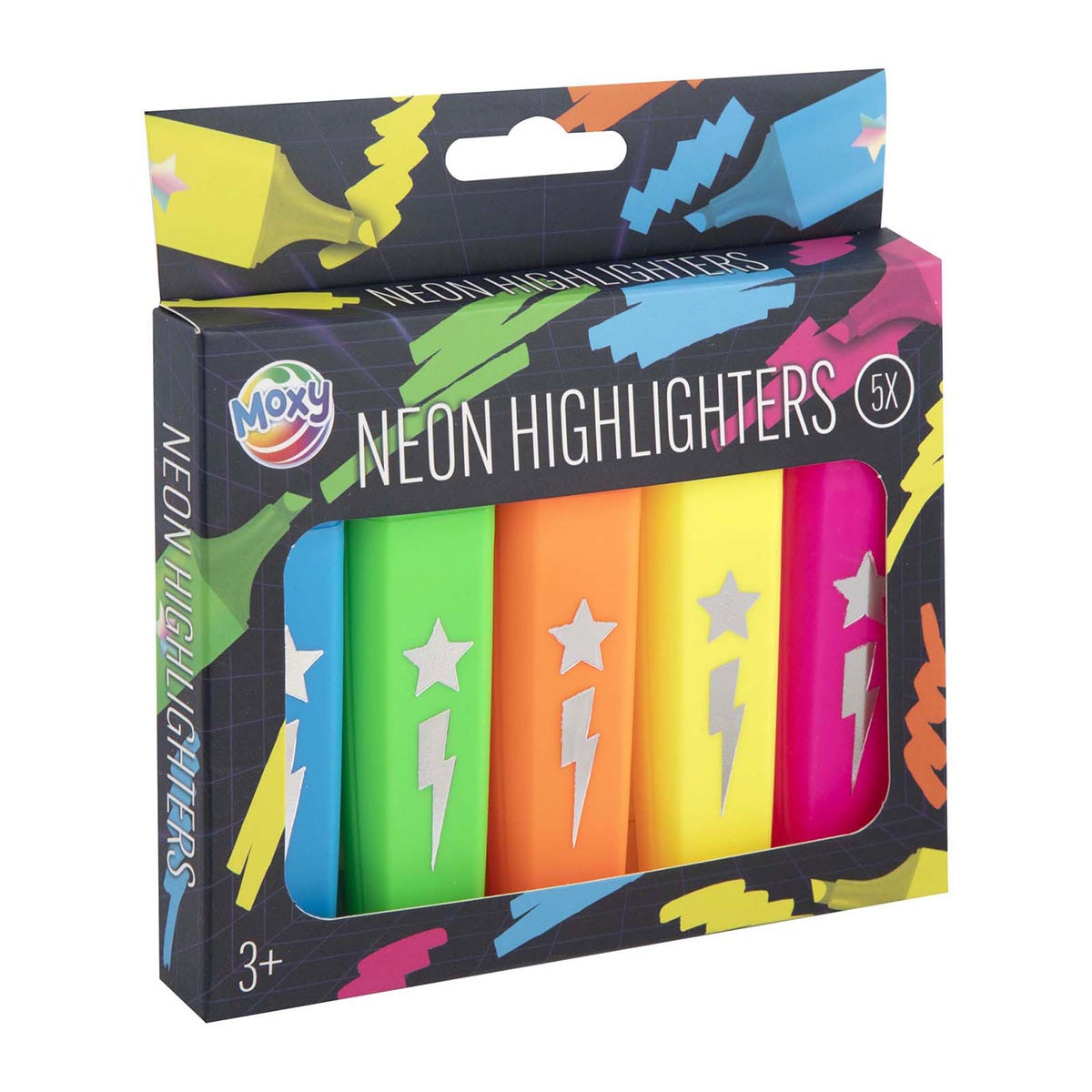 Highlighters neon 5st. Highlighters neon 5st.