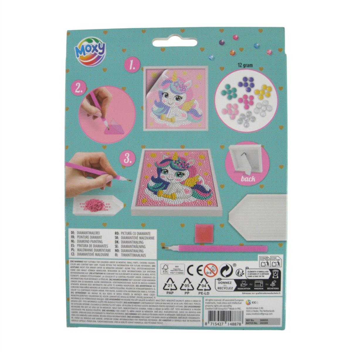 Diamond painting frame 15 x 15 cm Diamond painting frame 15 x 15 cm