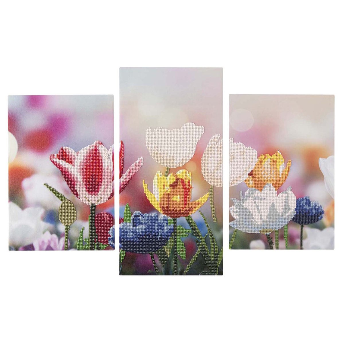 Diamond painting triptych bloemen Diamond painting triptych bloemen