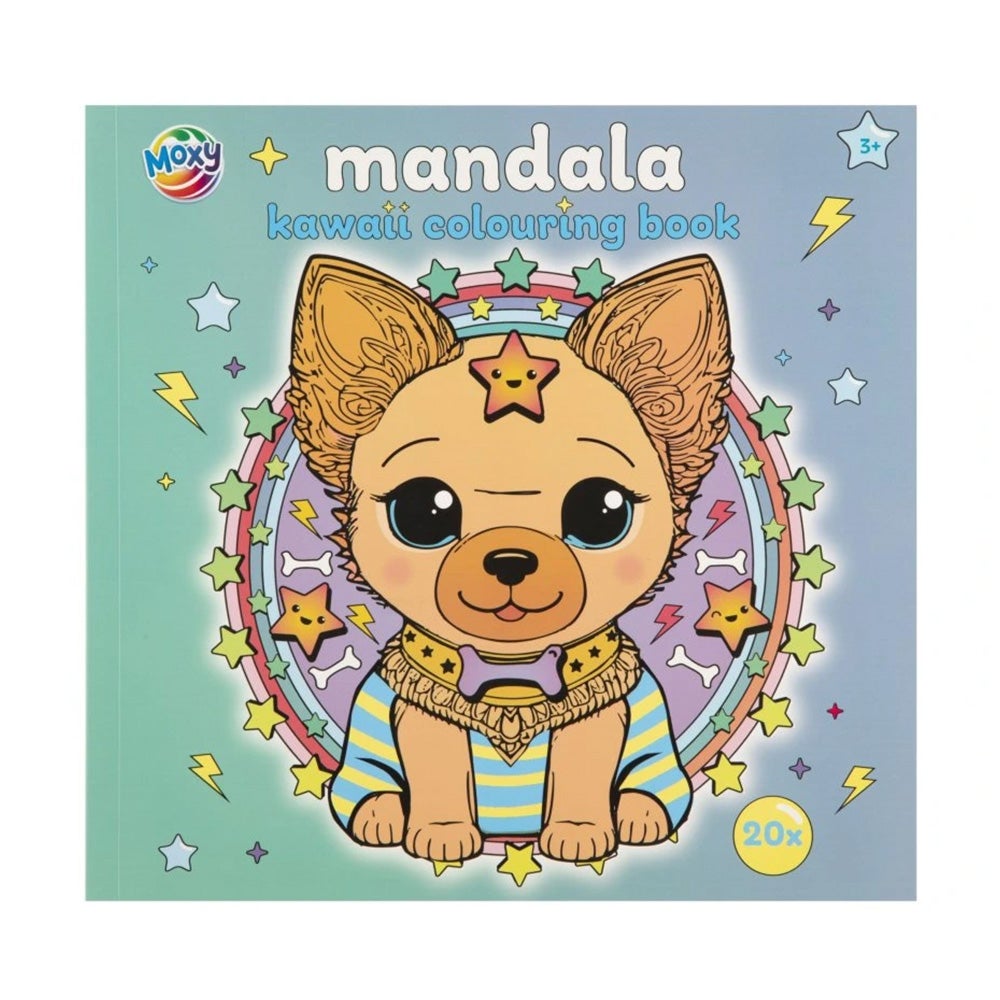 Kleurboek mandala Kawaii 20 pagina's 21 x 21 cm Kleurboek mandala Kawaii 20 pagina's 21 x 21 cm