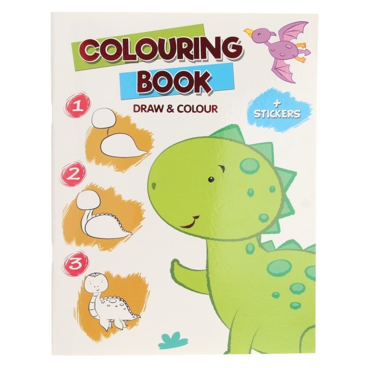 Kleurboek met stickers Kleurboek met stickers