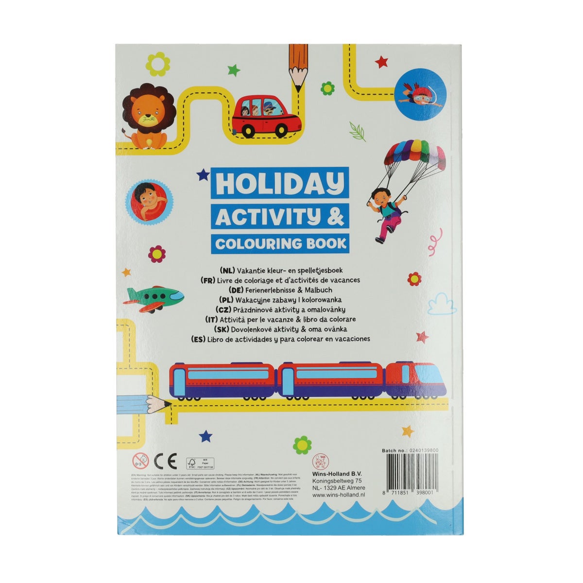 Kleur- en spelletjesboek vakantie Kleur- en spelletjesboek vakantie