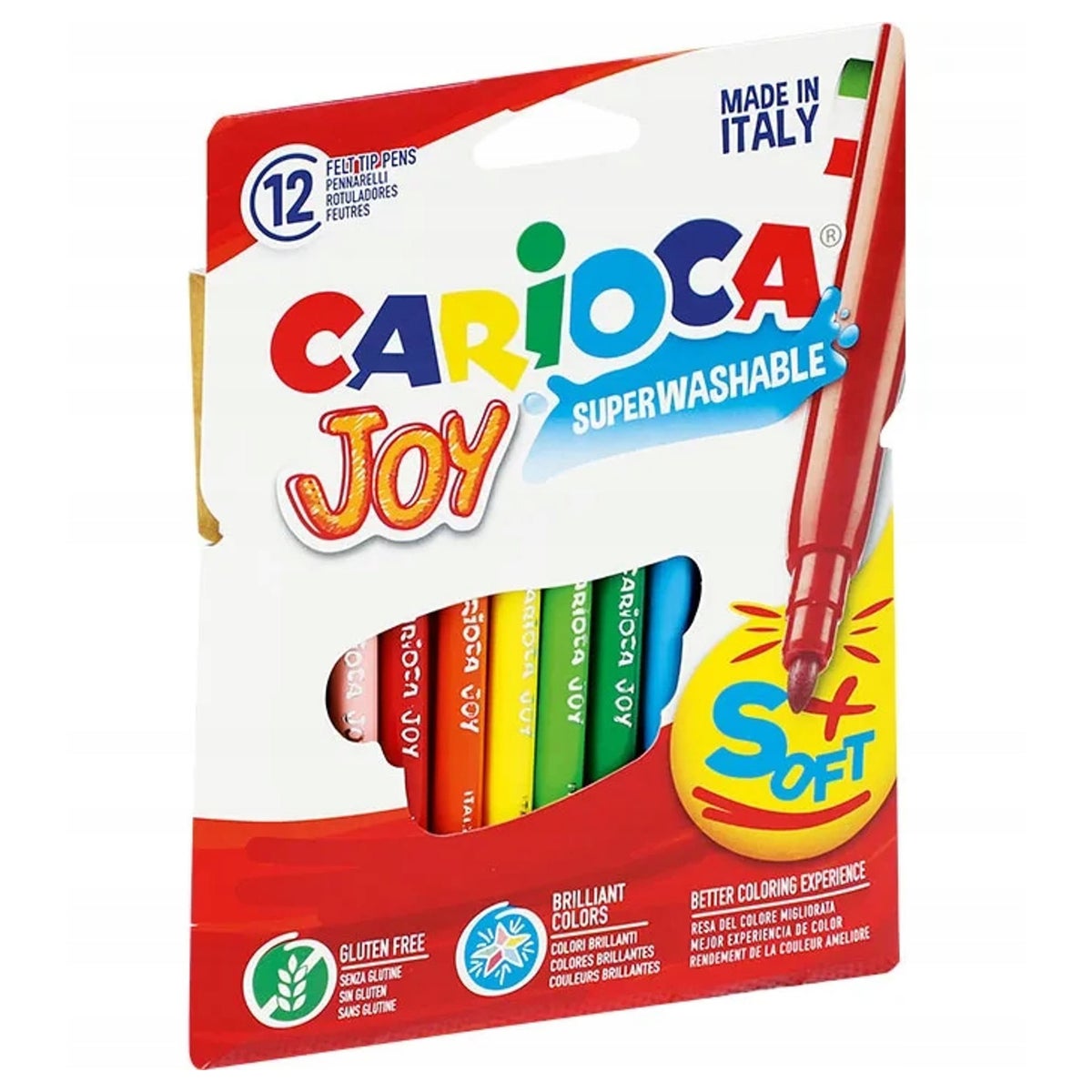 Viltstiften fijn Carioca 12 stuks Viltstiften fijn Carioca 12 stuks