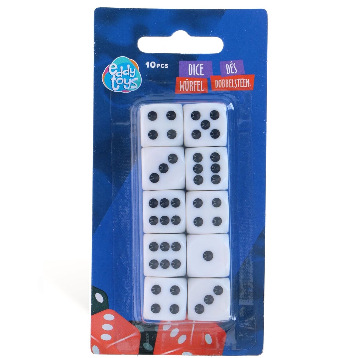 Dobbelsteen 10 stuks Eddy Toys Dobbelsteen 10 stuks Eddy Toys
