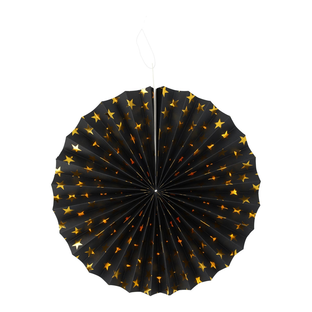 Waaier party gold 35 cm Waaier party gold 35 cm