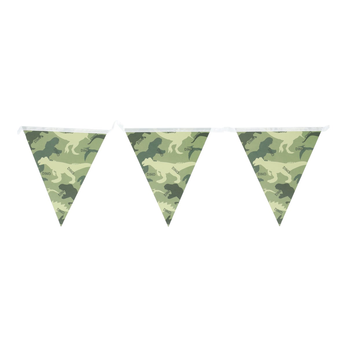 Vlaggenlijn 3 meter camo dino Vlaggenlijn 3 meter camo dino