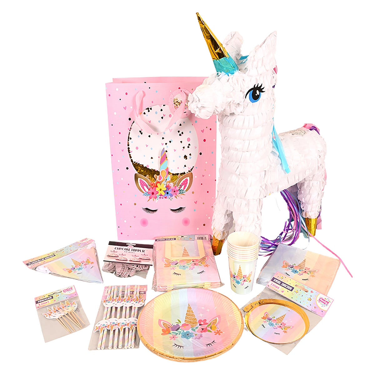 Cupcaketopper unicorn 12st Cupcaketopper unicorn 12st