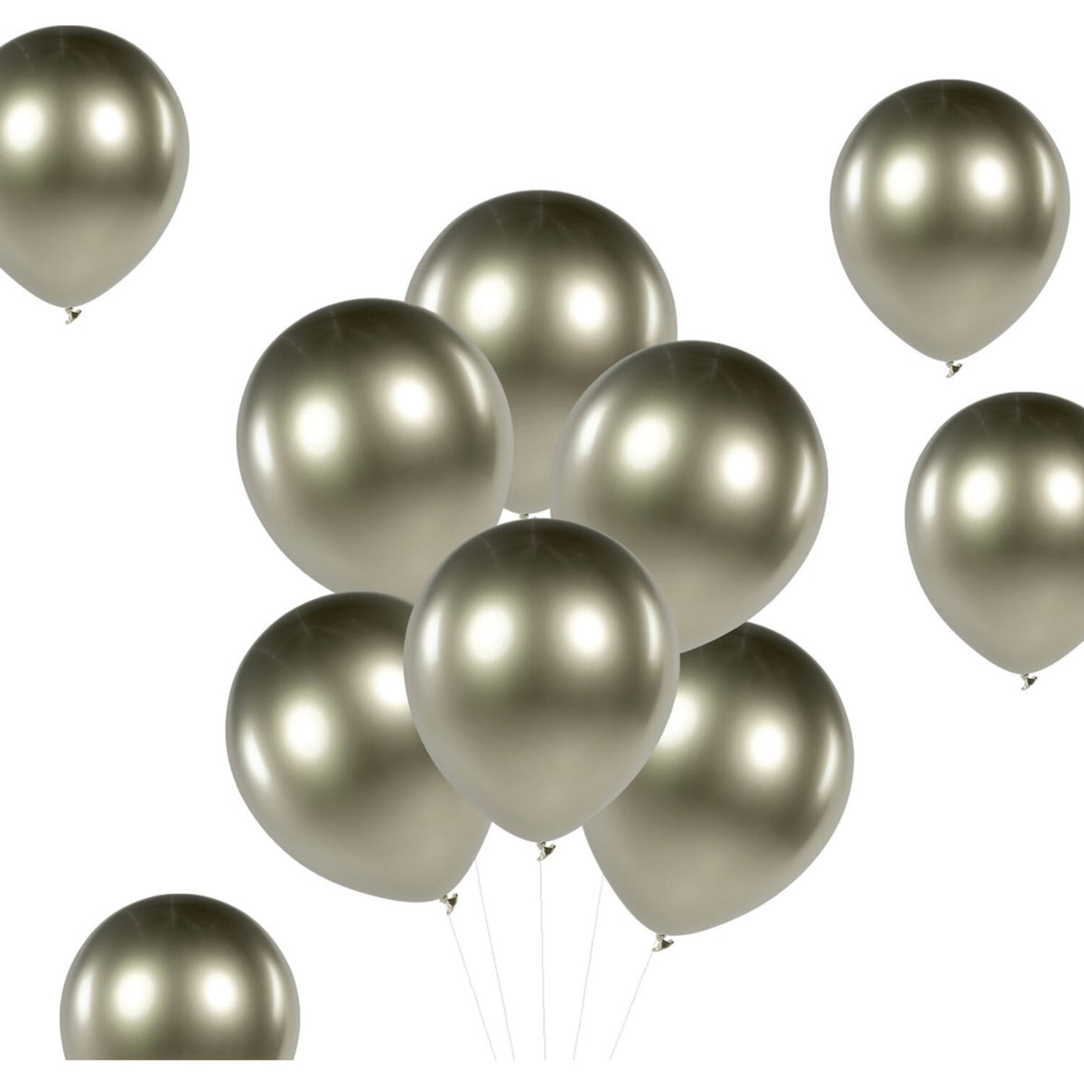 Ballon metallic champagne gold 10 stuks 33 cm Ballon metallic champagne gold 10 stuks 33 cm
