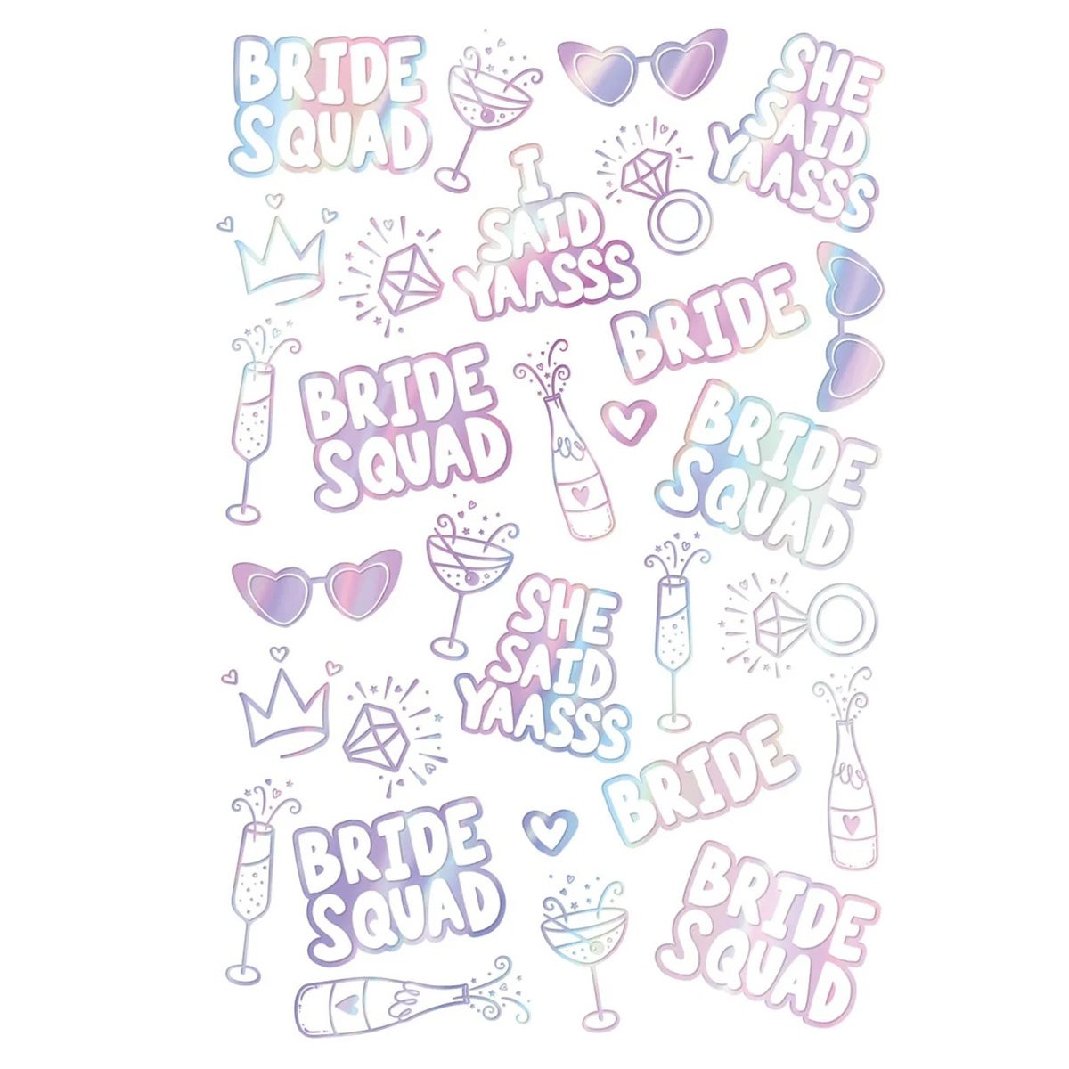 Tattoo set bride squad Tattoo set bride squad