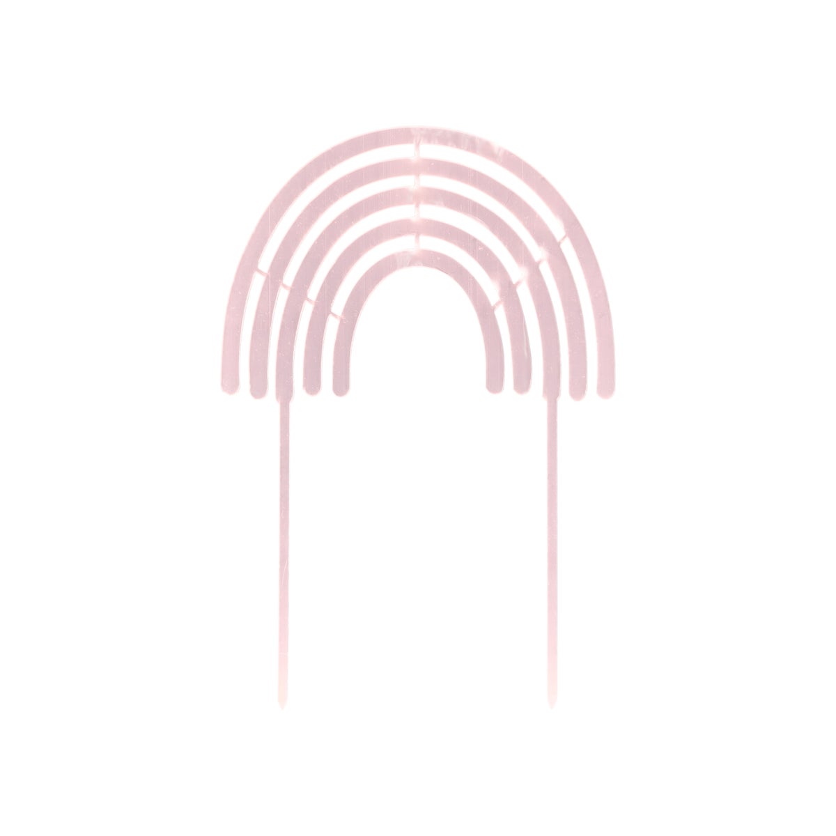 Caketopper regenboog roze 18 x12 cm Caketopper regenboog roze 18 x12 cm
