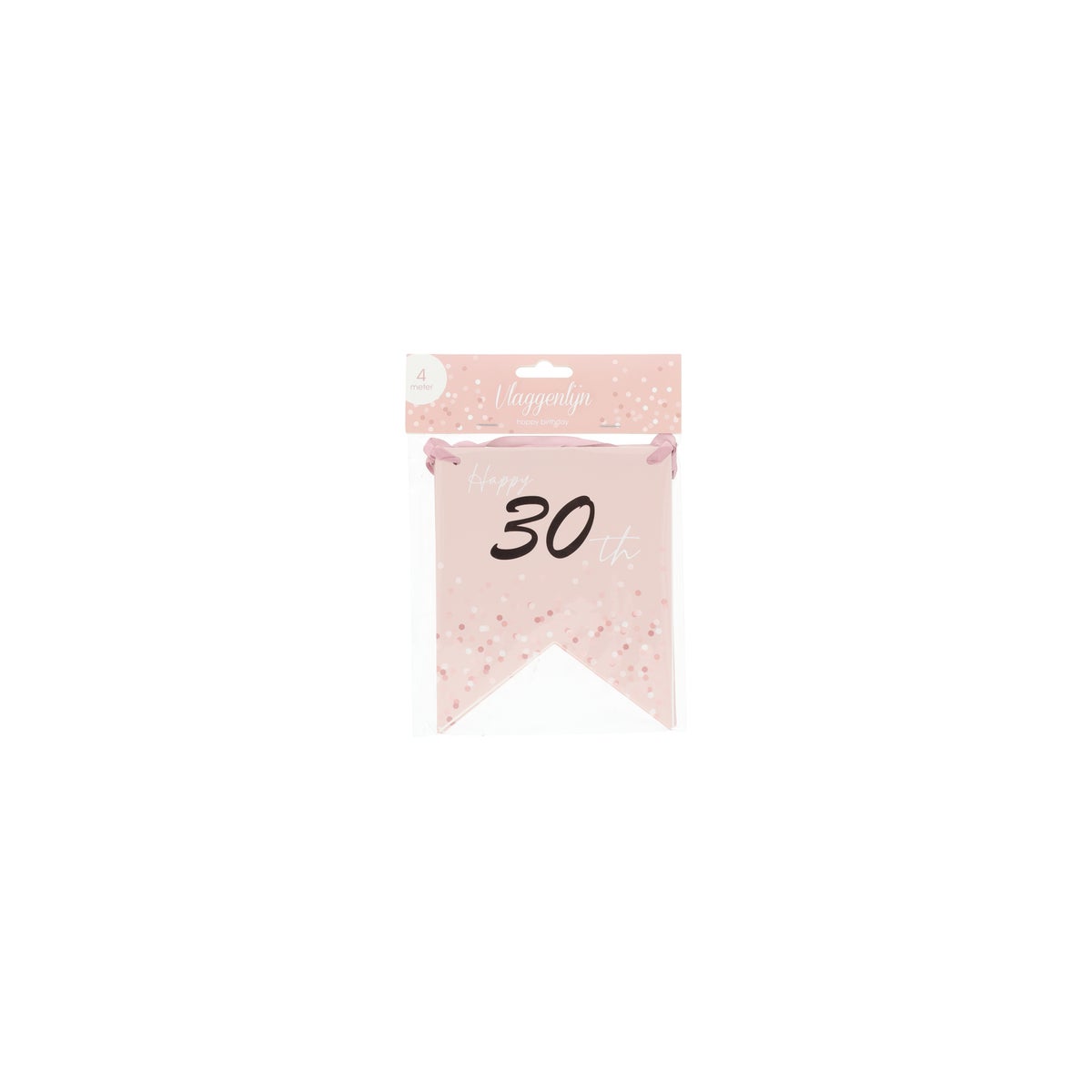 Vlaggenlijn 30 jaar rose gold 4 meter Vlaggenlijn 30 jaar rose gold 4 meter