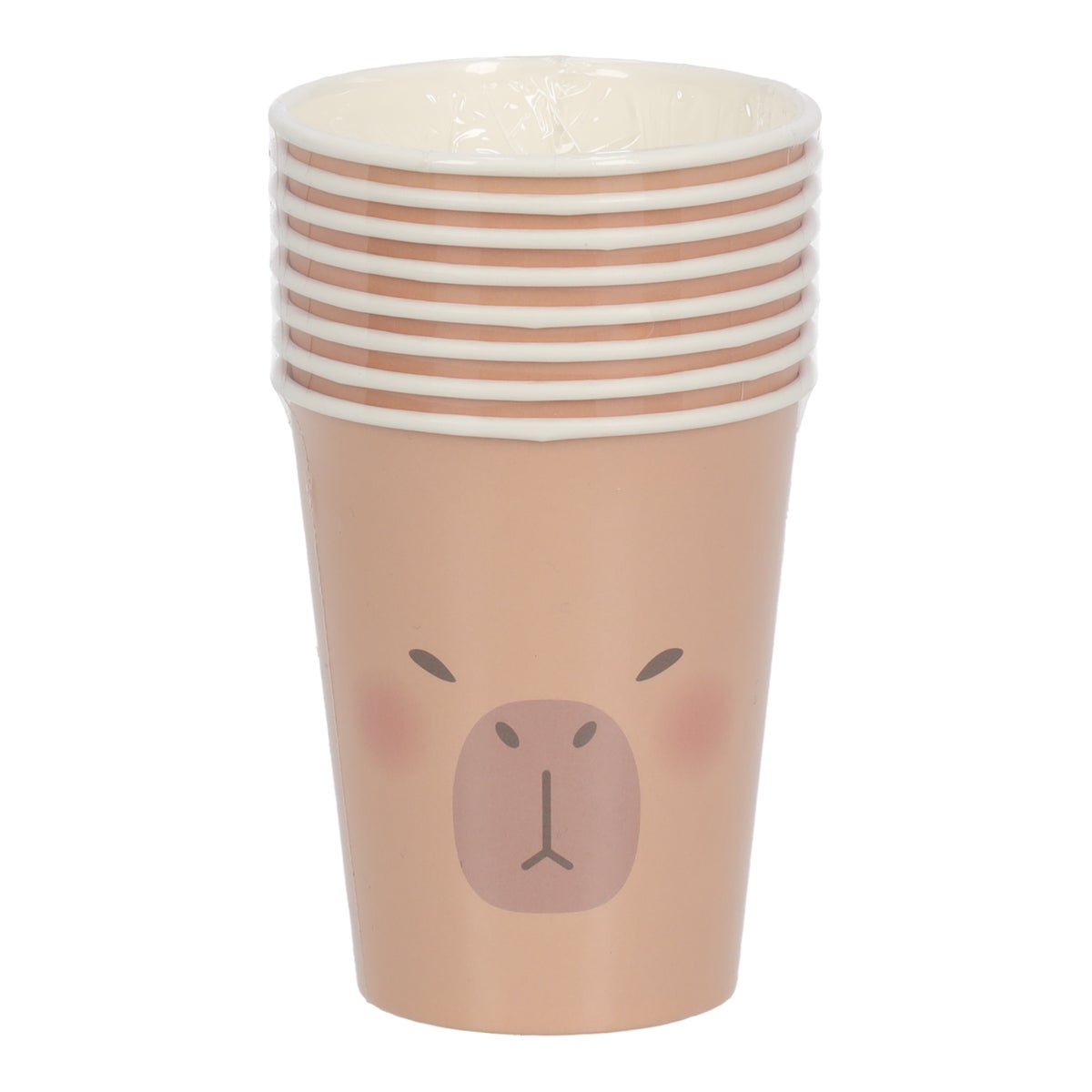 Beker capibara 8 stuks Beker capibara 8 stuks