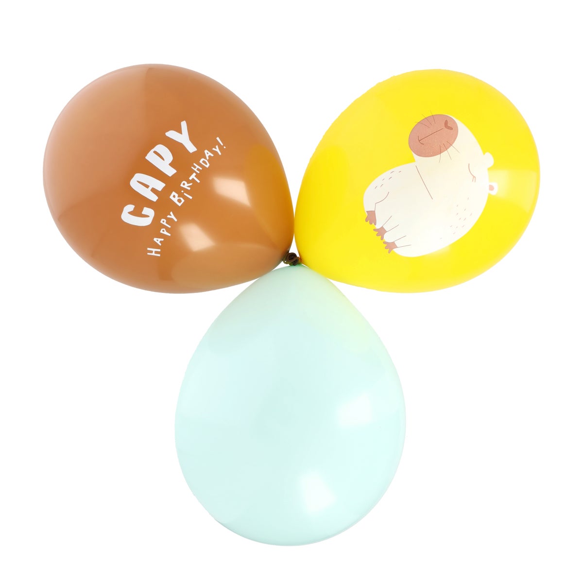 Ballon capibara 30 cm 8 stuks Ballon capibara 30 cm 8 stuks