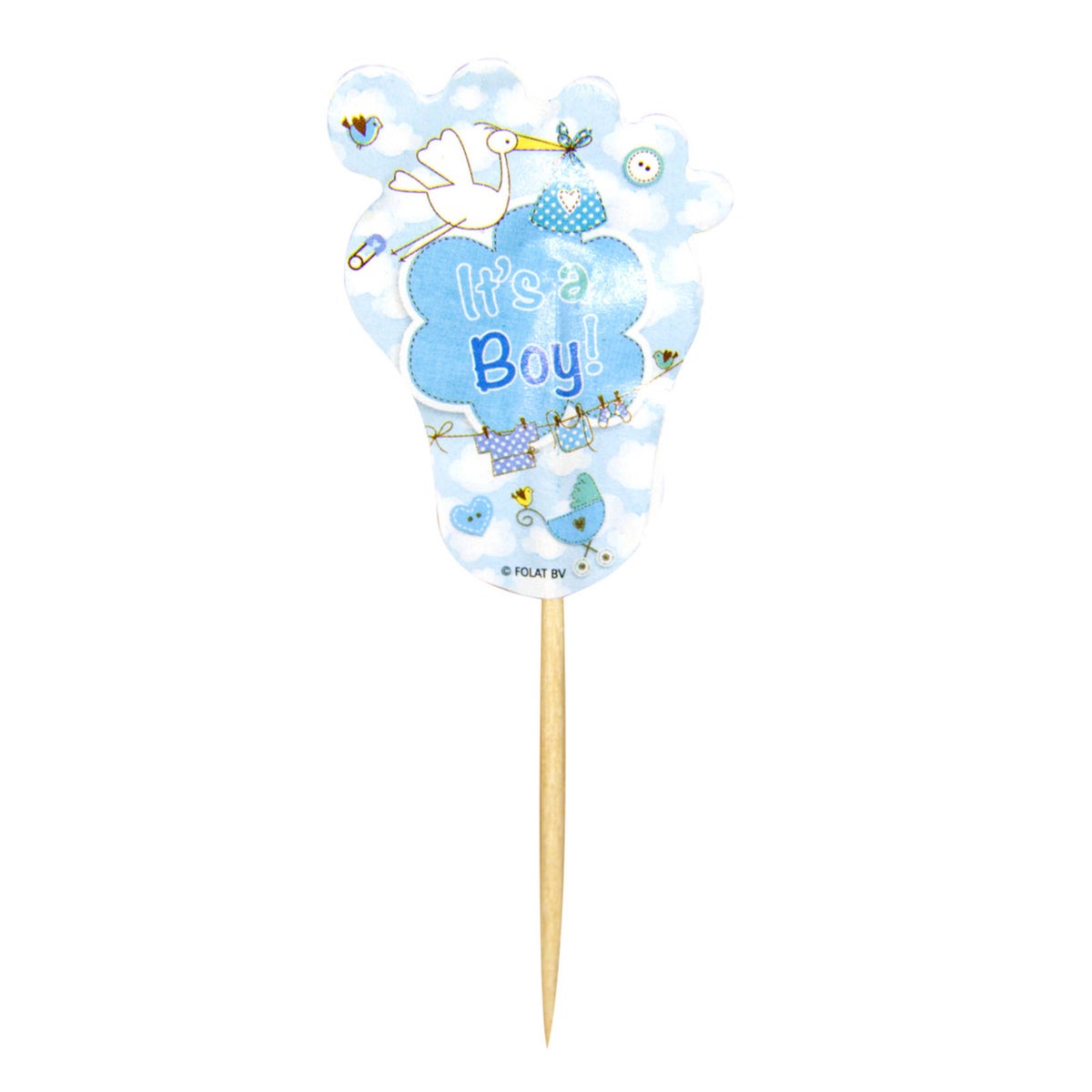 Prikkers It's a boy 24 stuks Prikkers It's a boy 24 stuks