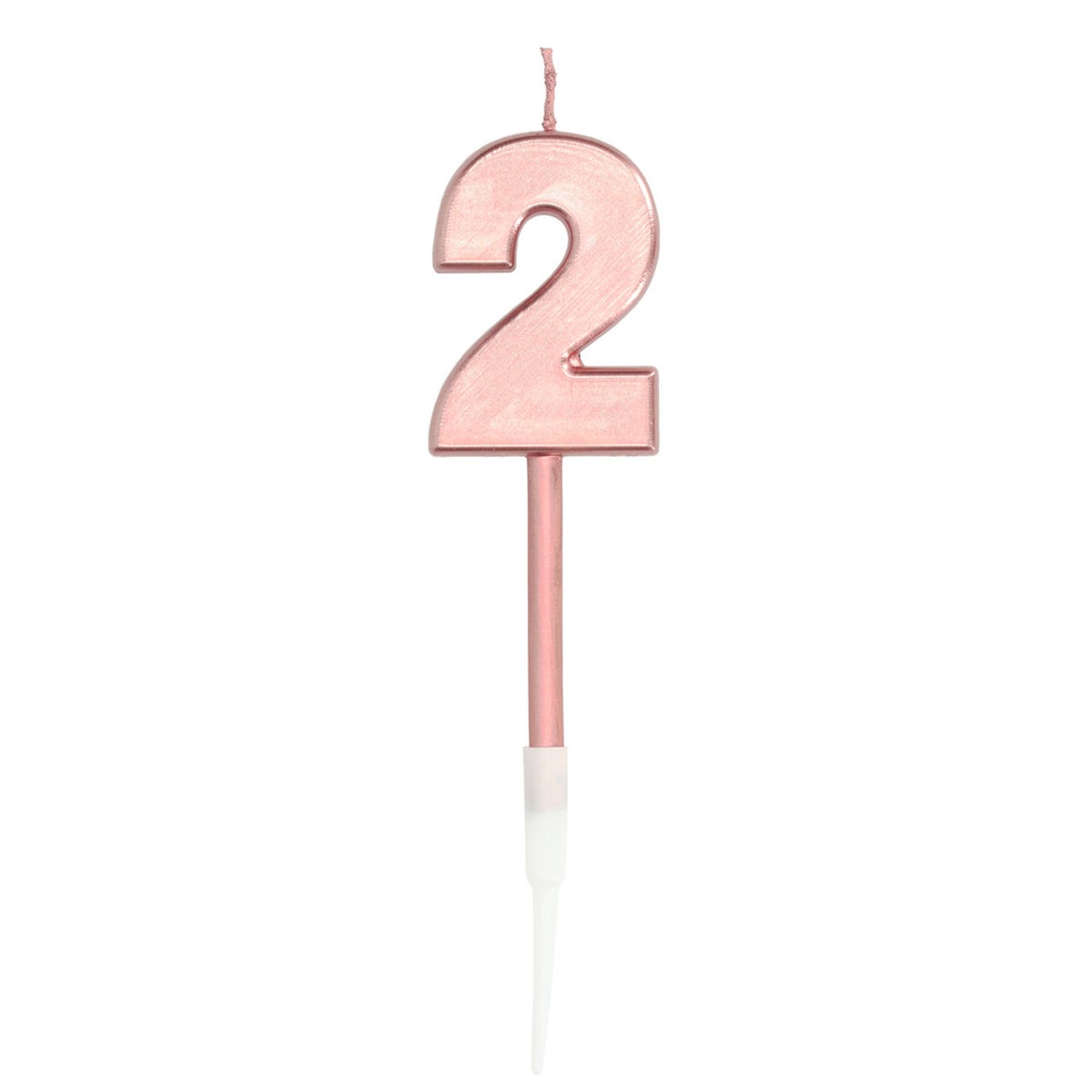 Kaars 2 rosegold 10 cm Kaars 2 rosegold 10 cm