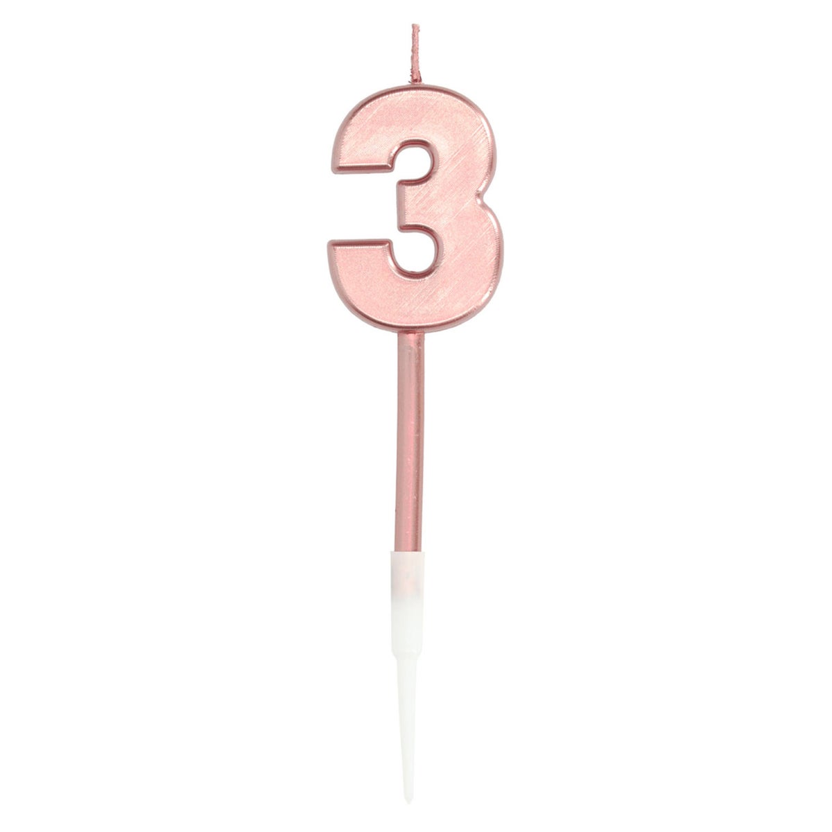 Kaars 3 rosegold 10 cm Kaars 3 rosegold 10 cm
