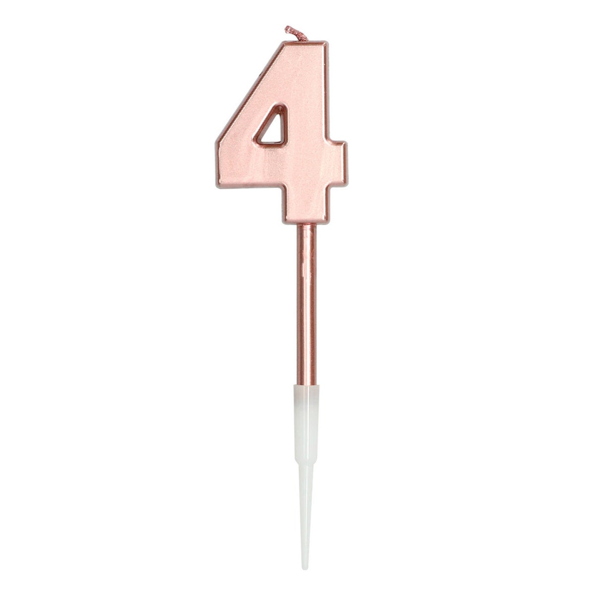 Kaars 4 rosegold 10 cm Kaars 4 rosegold 10 cm