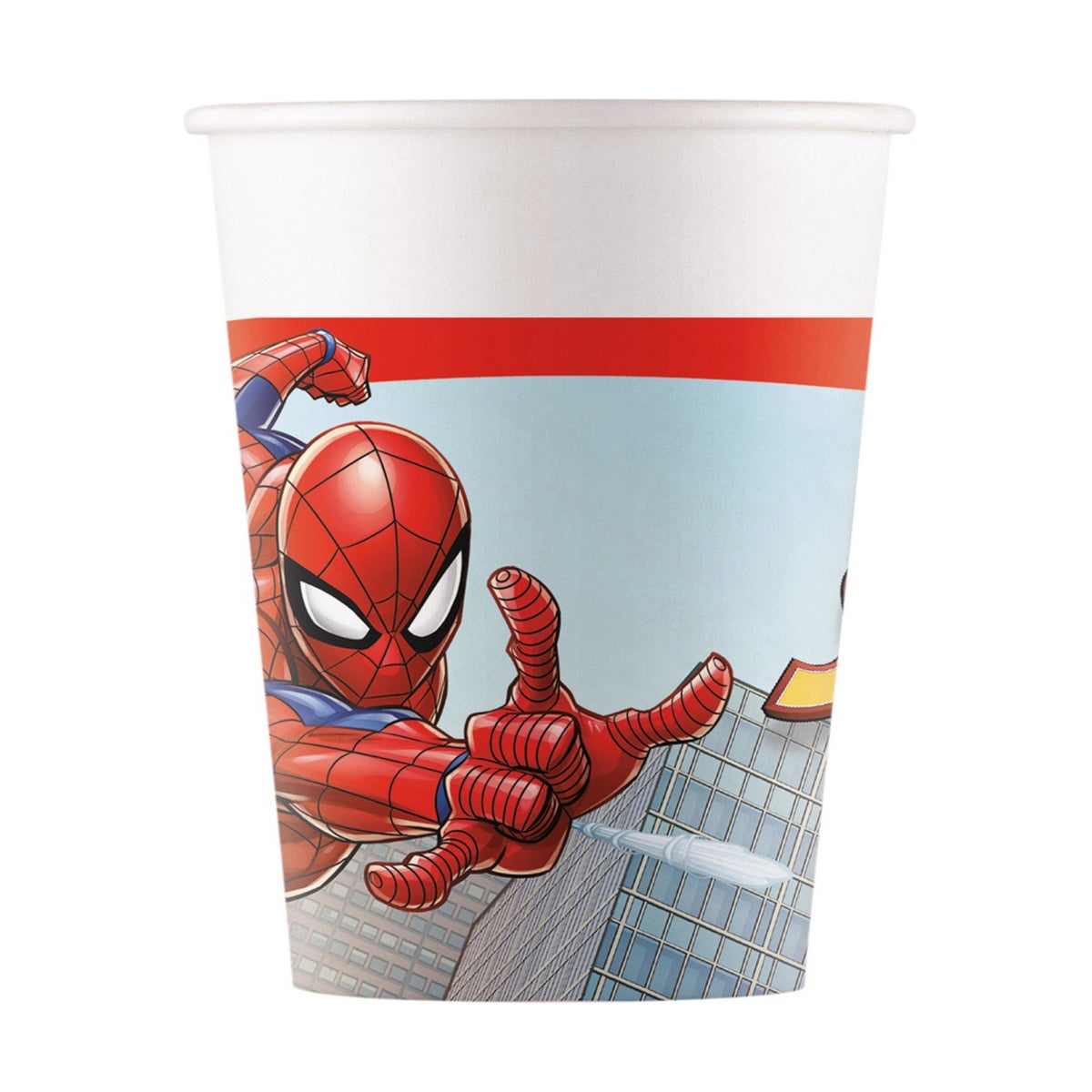 Beker 200 ml Spiderman 8 stuks v3 Beker 200 ml Spiderman 8 stuks v3