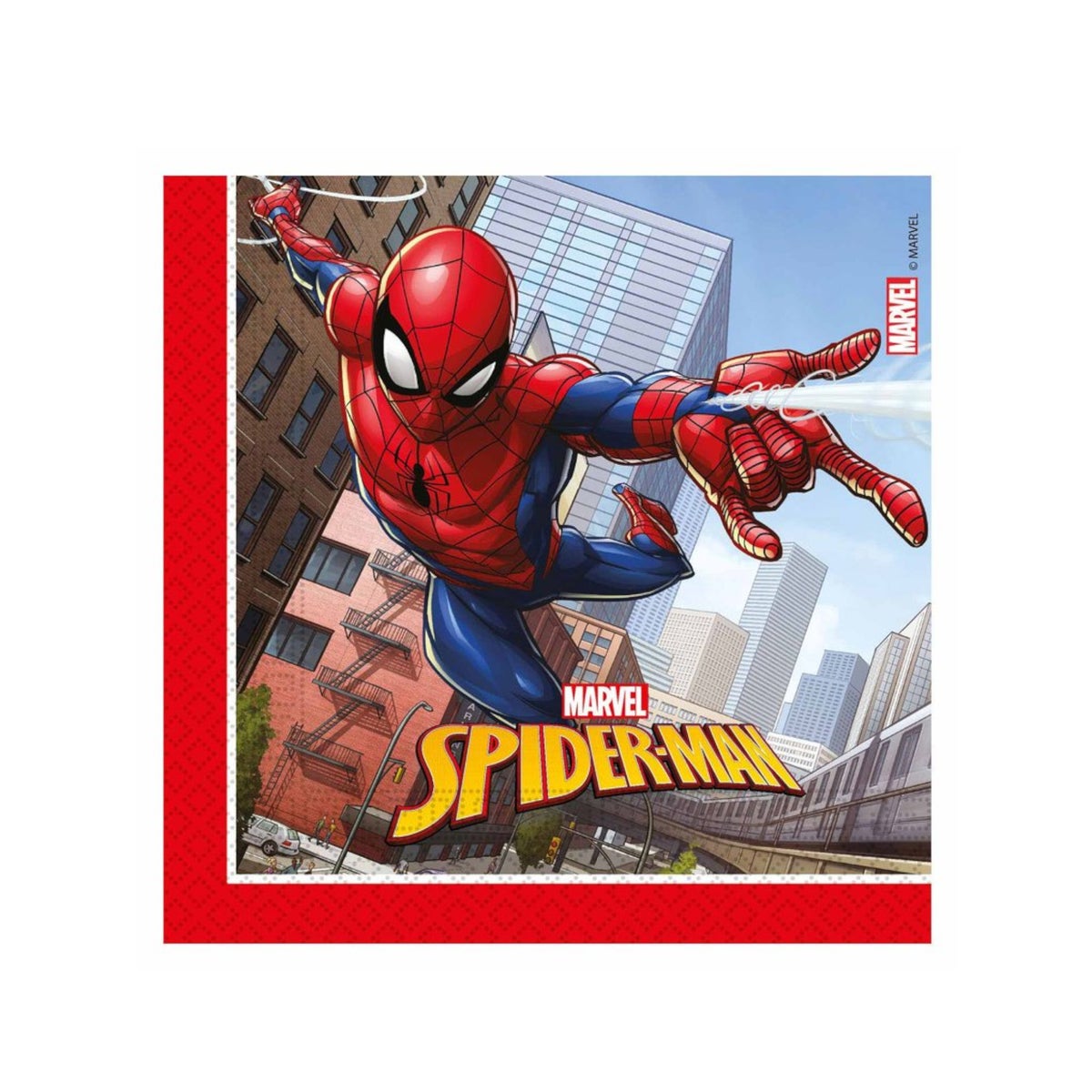Servet 33 cm Spiderman 20 stuks v3 Servet 33 cm Spiderman 20 stuks v3
