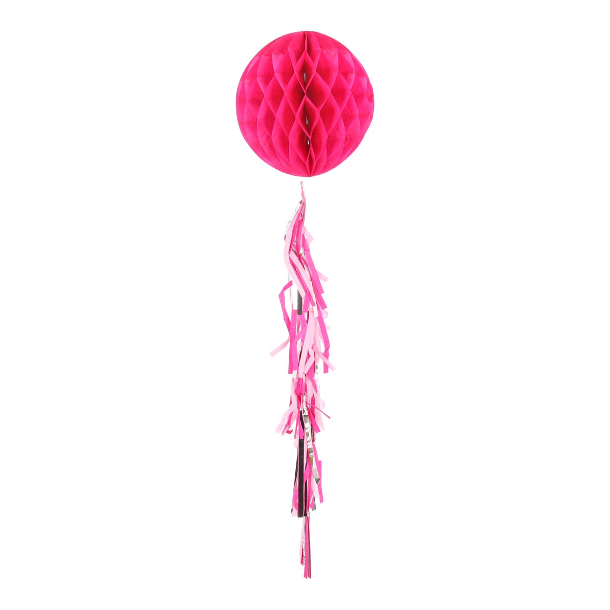 Honeycomb + tassel 80 cm fuchsia Honeycomb + tassel 80 cm fuchsia
