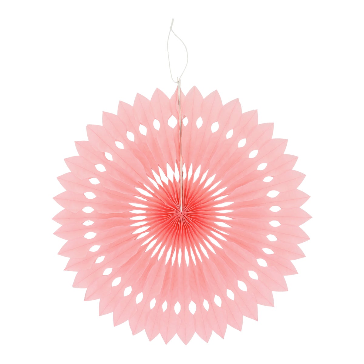 Honeycomb waaier 40 cm roze Honeycomb waaier 40 cm roze