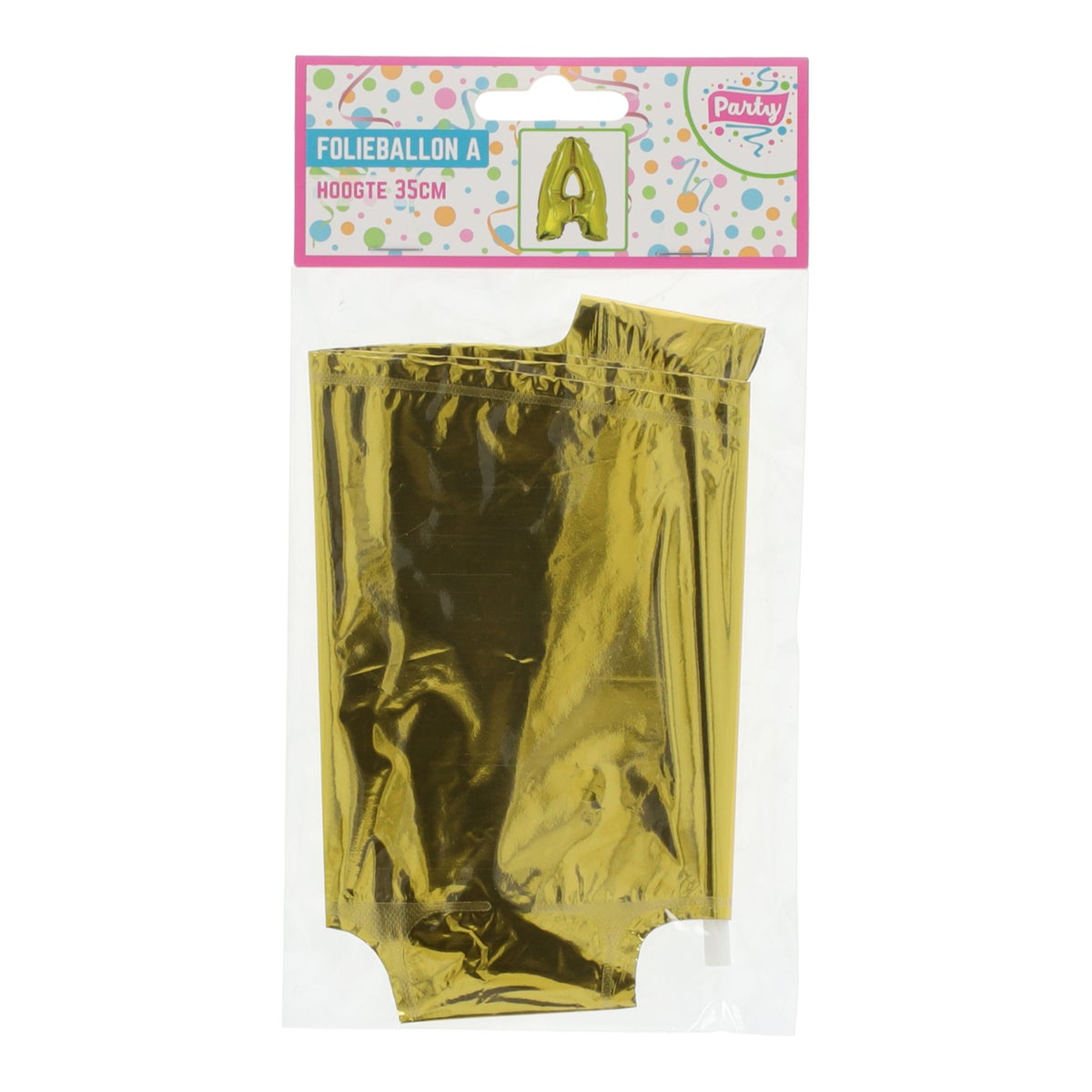 Folieballon 35 cm letter A goud Folieballon 35 cm letter A goud