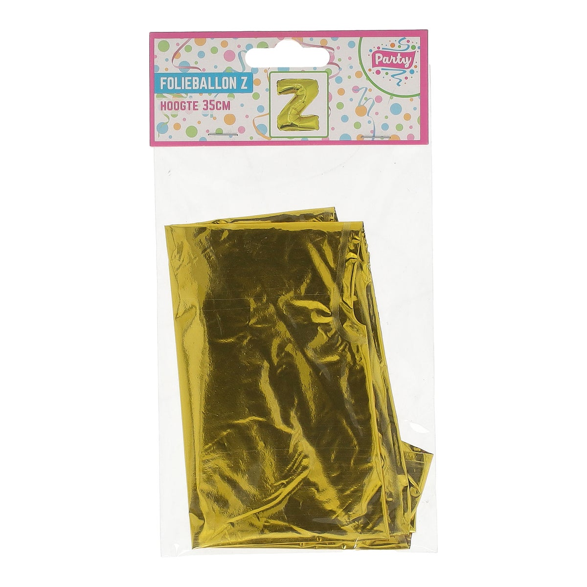 Folieballon 35 cm letter Z goud Folieballon 35 cm letter Z goud
