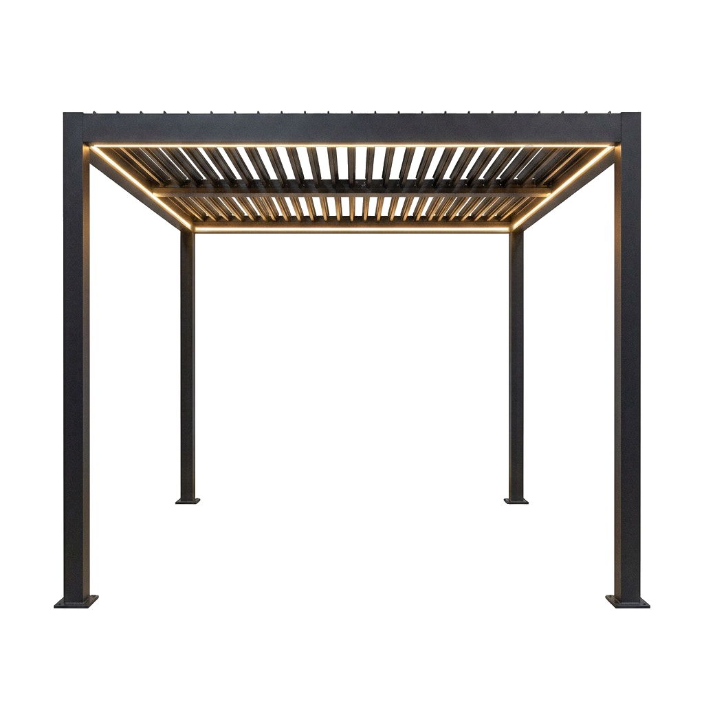 Pergola Viceno antraciet 295 x 295 cm + LED Pergola Viceno antraciet 295 x 295 cm + LED