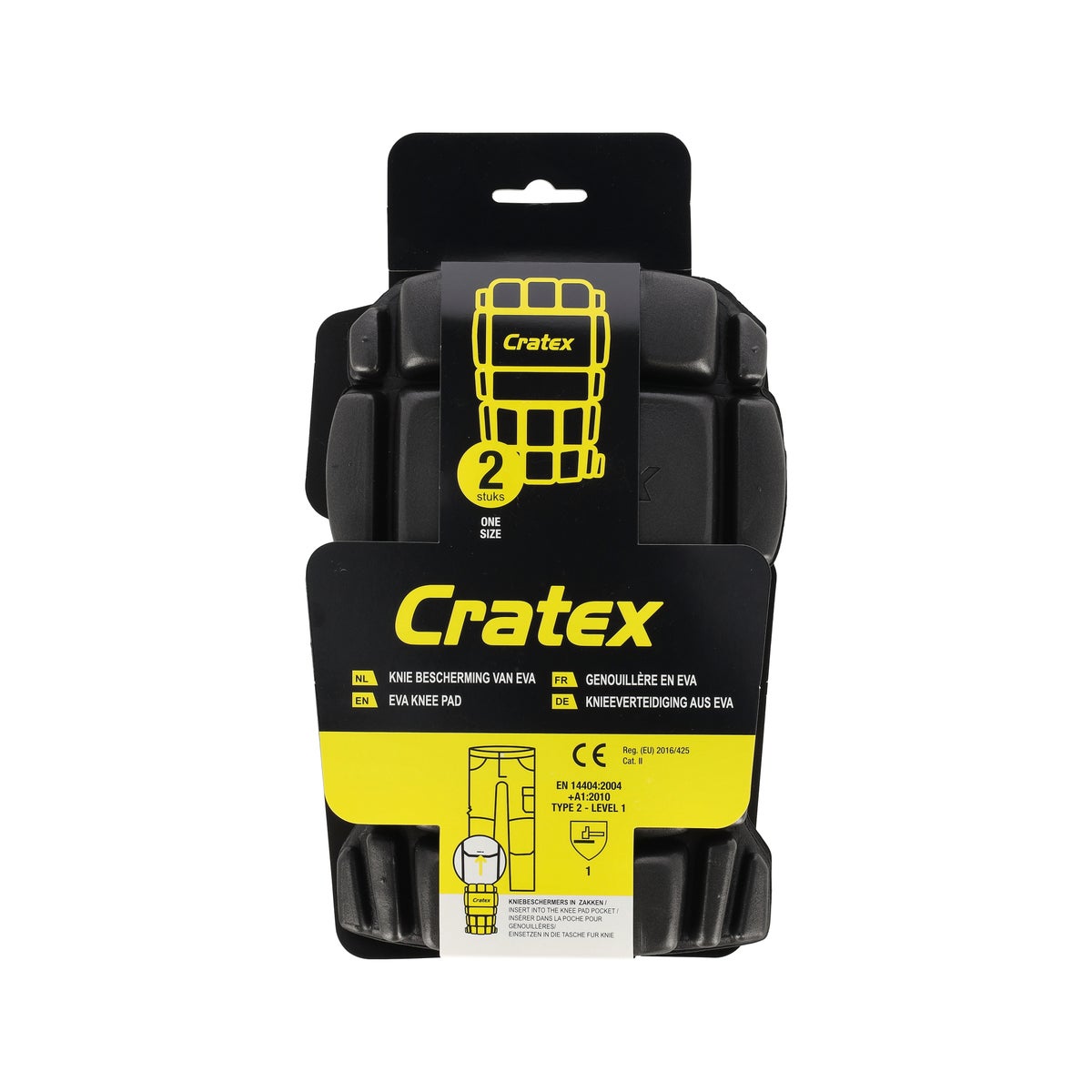 Kniebeschermer Cratex 2pak Kniebeschermer Cratex 2pak