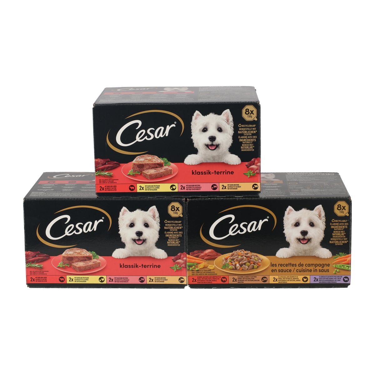 Voer hond Cesar 16 plus 8 Voer hond Cesar 16 plus 8