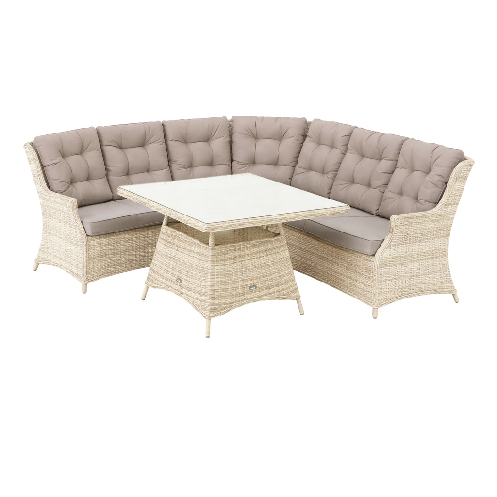 Loungeset Aprano - White Orchid - 5-zits Loungeset Aprano - White Orchid - 5-zits