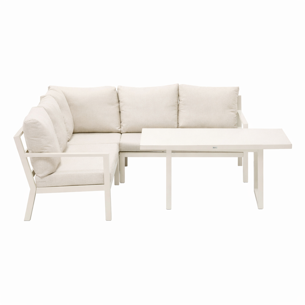 Dining Loungeset Brozzi - Creme - 5-zits Dining Loungeset Brozzi - Creme - 5-zits