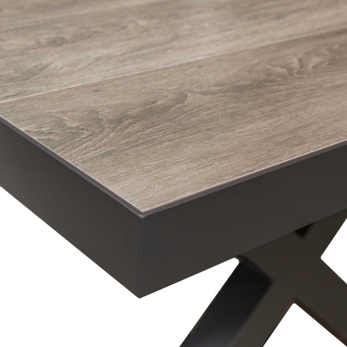 Tafel Osteria 205 x 101 cm antraciet Tafel Osteria 205 x 101 cm antraciet