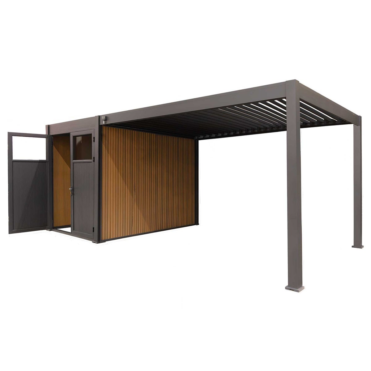 Pergola met tuinhuis Carlucco 3 x 6 m Pergola met tuinhuis Carlucco 3 x 6 m