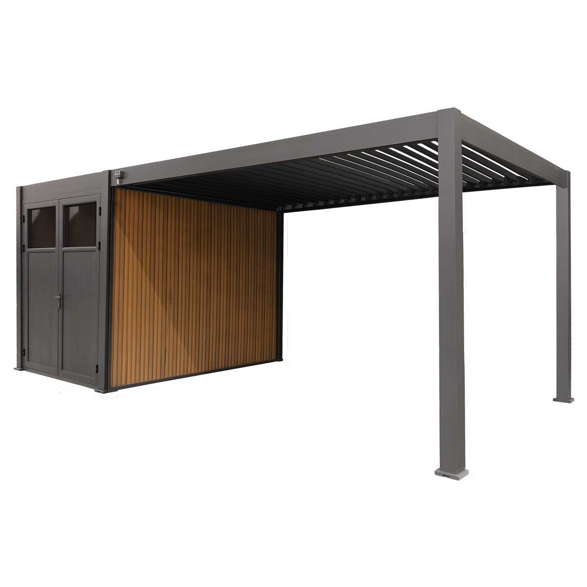 Pergola met tuinhuis Carlucco 3 x 6 m Pergola met tuinhuis Carlucco 3 x 6 m