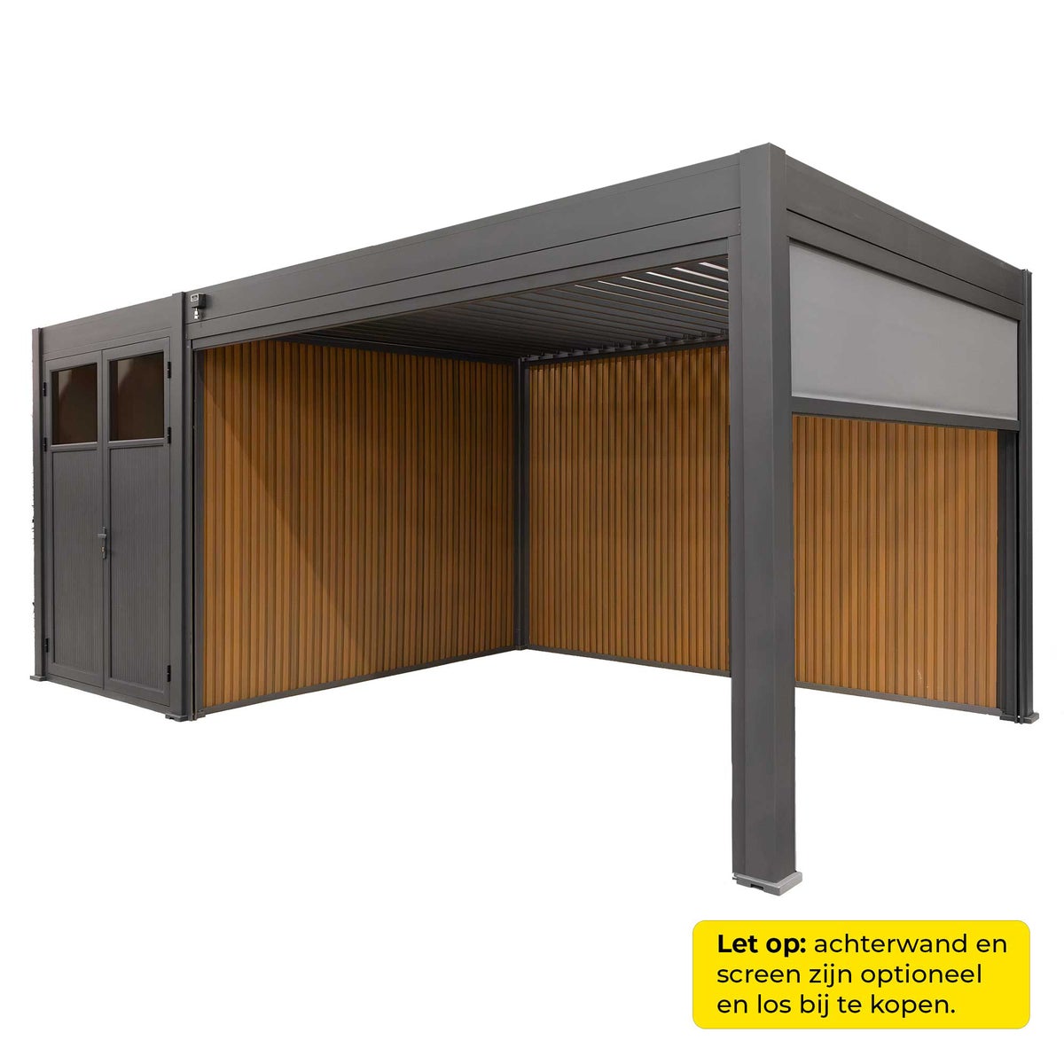 Pergola met tuinhuis Carlucco 3 x 6 m Pergola met tuinhuis Carlucco 3 x 6 m