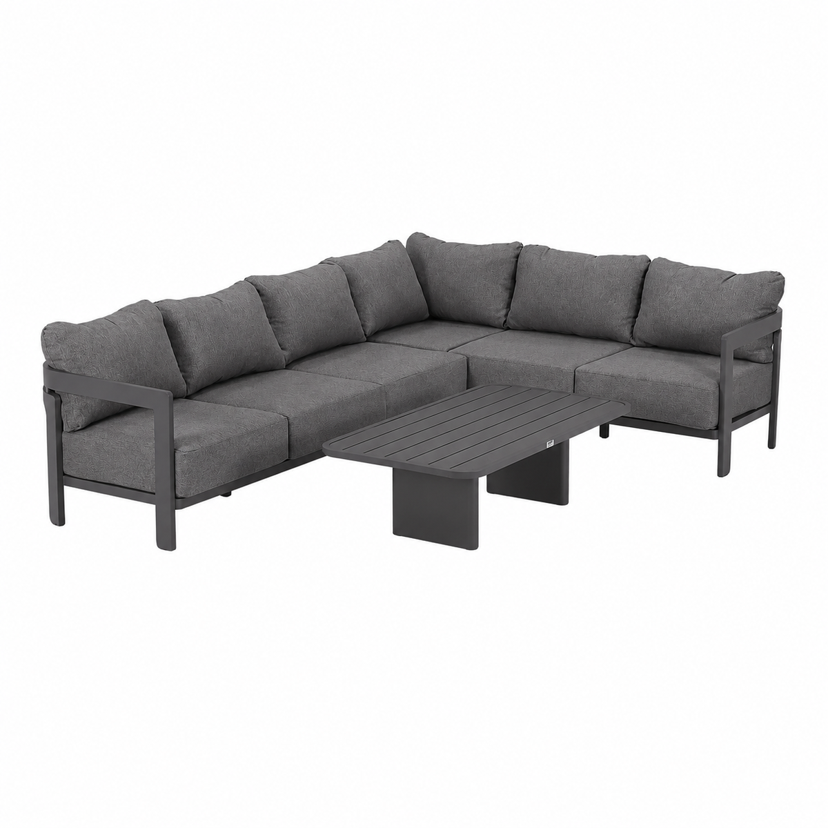 Loungeset Potenza - Antraciet - 6-zits Loungeset Potenza - Antraciet - 6-zits