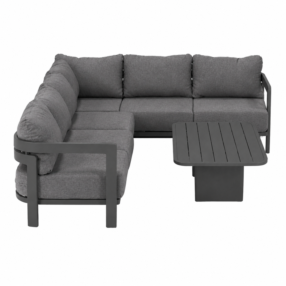 Loungeset Potenza - Antraciet - 6-zits Loungeset Potenza - Antraciet - 6-zits