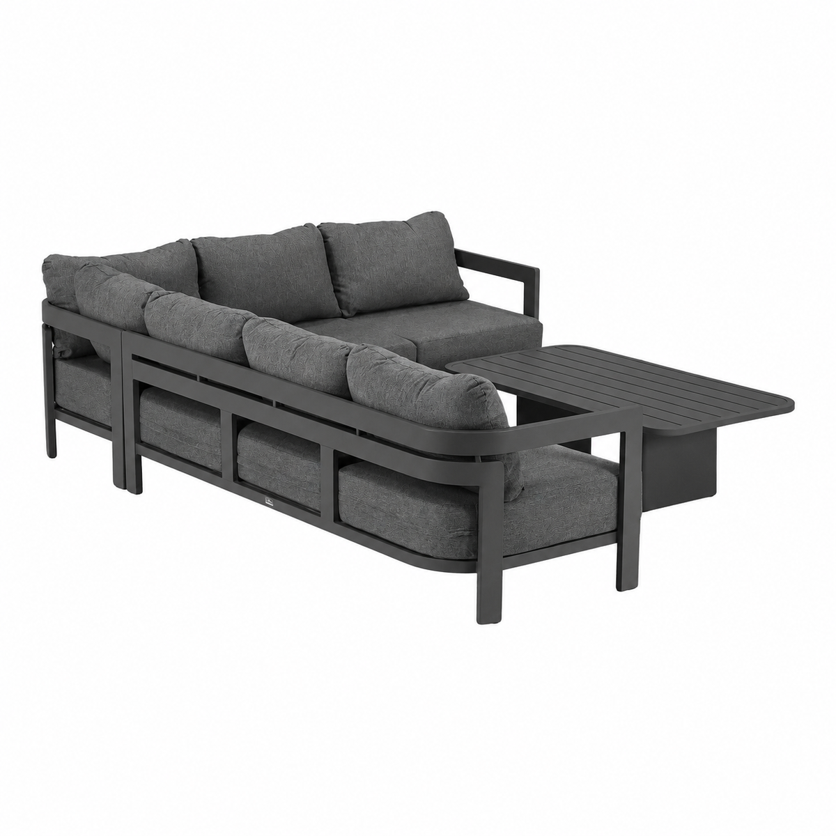 Loungeset Potenza - Antraciet - 6-zits Loungeset Potenza - Antraciet - 6-zits